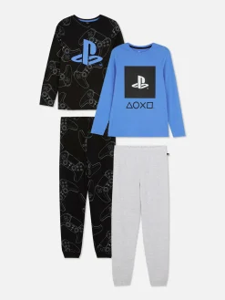 Lot De 2 Pyjamas à Manches Longues PlayStation|Primark New