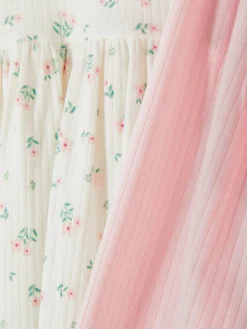 Lot De 2 Robes Côtelées à Manches Longues|Primark Discount