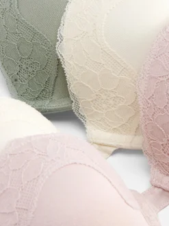 Lot De 3 Soutiens-gorge Push-up En Microfibre|Primark New