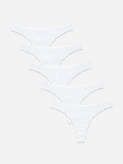 Lot De 5 Strings En Coton Essential|Primark Hot