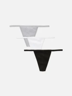 Lot De 3 Strings Essential|Primark Hot