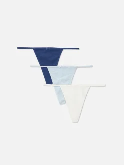 Lot De 3 Strings Texturés En Pointelle|Primark Online