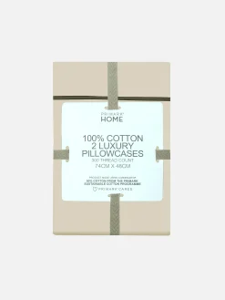 Lot De 2 Taies D'oreiller à 300 Fils|Primark Clearance