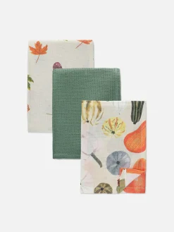 Lot De 3 Torchons|Primark New