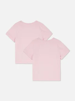 Lot De 2 T-shirts D'école à Manches Courtes|Primark