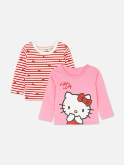 Lot De 2 T-shirts Hello Kitty à Manches Longues|Primark Best