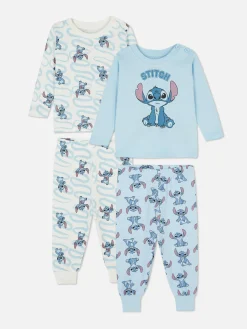 Lot De 2 pyjamas à Manches Longues Disney Lilo & Stitch|Primark Clearance