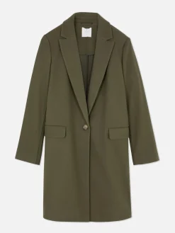Manteau à Boutonnage Simple Classique|Primark Discount