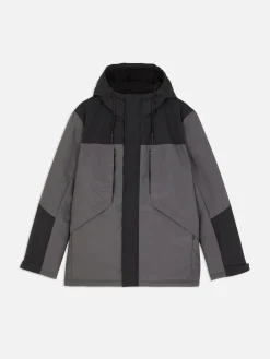 Manteau Court Color Block|Primark Clearance
