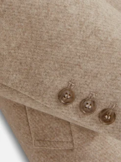 Manteau Croisé En Sergé|Primark Outlet