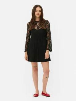 Mini Robe En Dentelle Beetlejuice X Colleen Atwood|Primark New