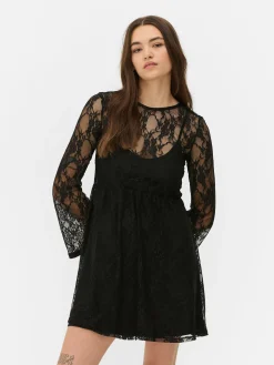 Mini Robe En Dentelle Beetlejuice X Colleen Atwood|Primark New