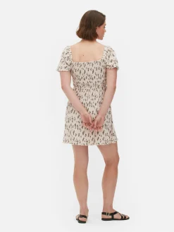 Mini Robe Froncée En Plissé|Primark Sale