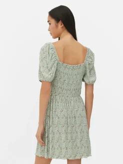 Mini Robe Froncée En Plissé|Primark