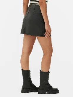 Mini-jupe En Simili Cuir|Primark Discount