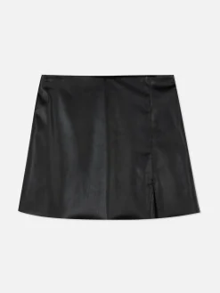 Mini-jupe En Simili Cuir|Primark Discount