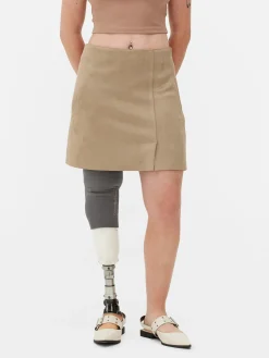 Mini-jupe En Suédine|Primark Clearance