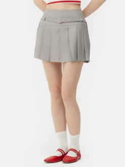 Mini-jupe Plissée à Boucle|Primark Discount