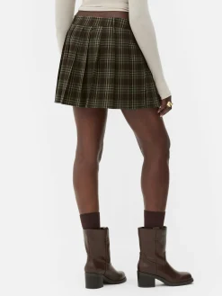 Mini-jupe Plissée à Carreaux Rita Ora|Primark Sale