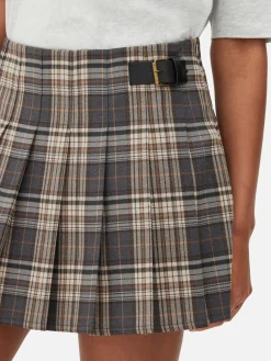 Mini-jupe Plissée à Ceinture|Primark