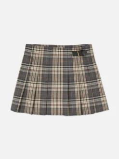 Mini-jupe Plissée à Ceinture|Primark