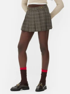 Mini-jupe-short à Carreaux Avec Mors Rita Ora|Primark New