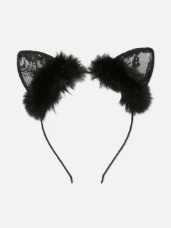 Oreilles De Chat En Dentelle Halloween|Primark Clearance