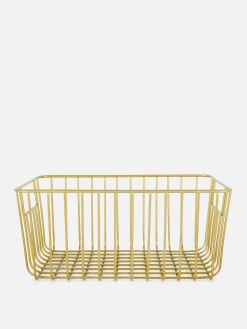 Panier De Rangement En Fil Métallisé|Primark Hot