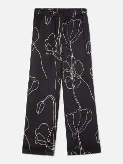 Pantalon à Fleurs En Satin à Coordonner|Primark Best