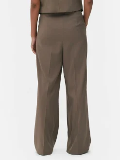 Pantalon Ajusté Plissé Sur Le Devant|Primark Discount