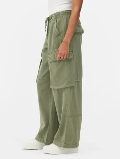 Pantalon Cargo à Nouer à La Taille|Primark Outlet