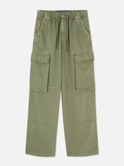 Pantalon Cargo à Nouer à La Taille|Primark Outlet