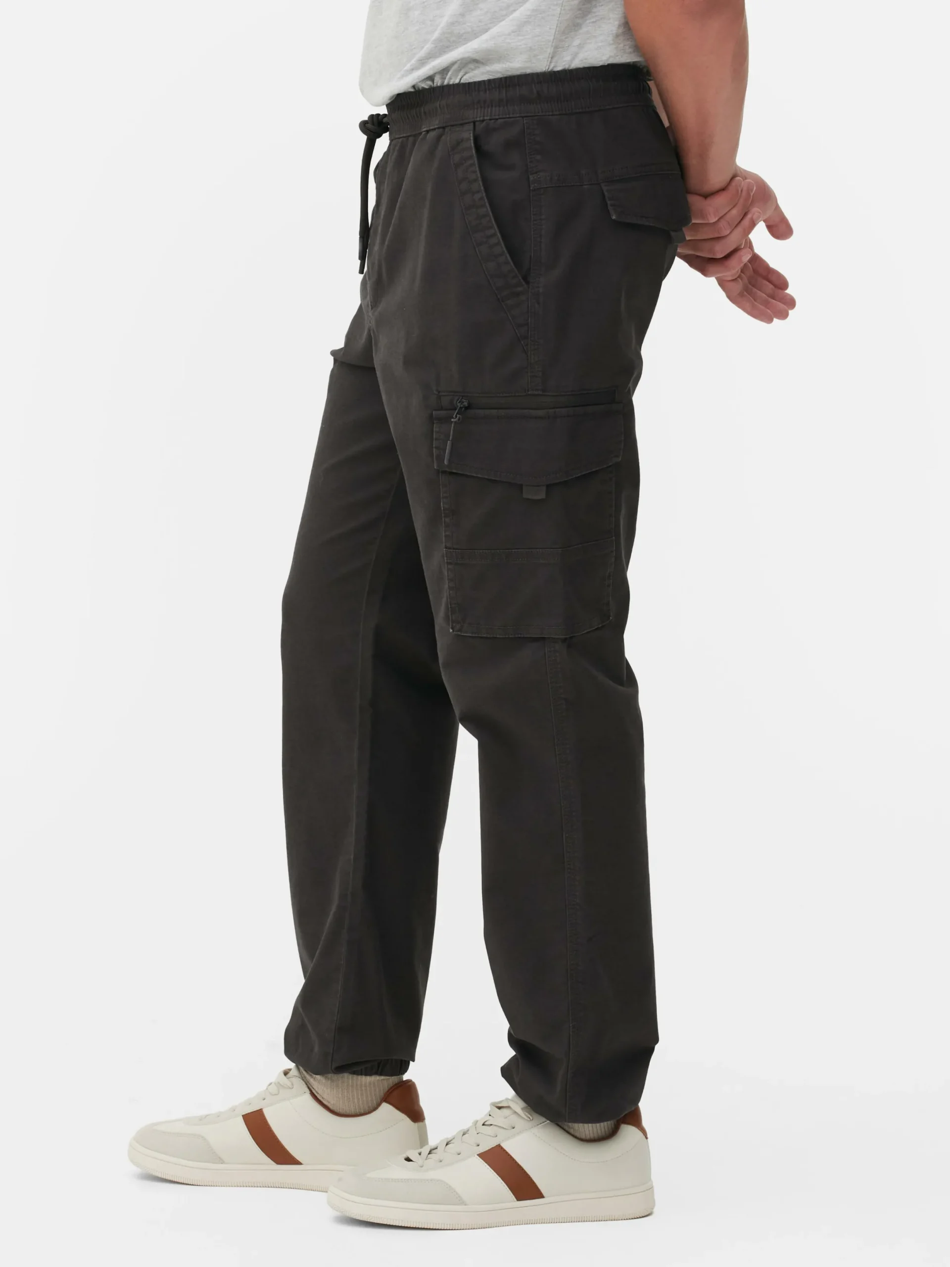 Pantalon Cargo Décontracté Resserré Aux Chevilles|Primark Clearance