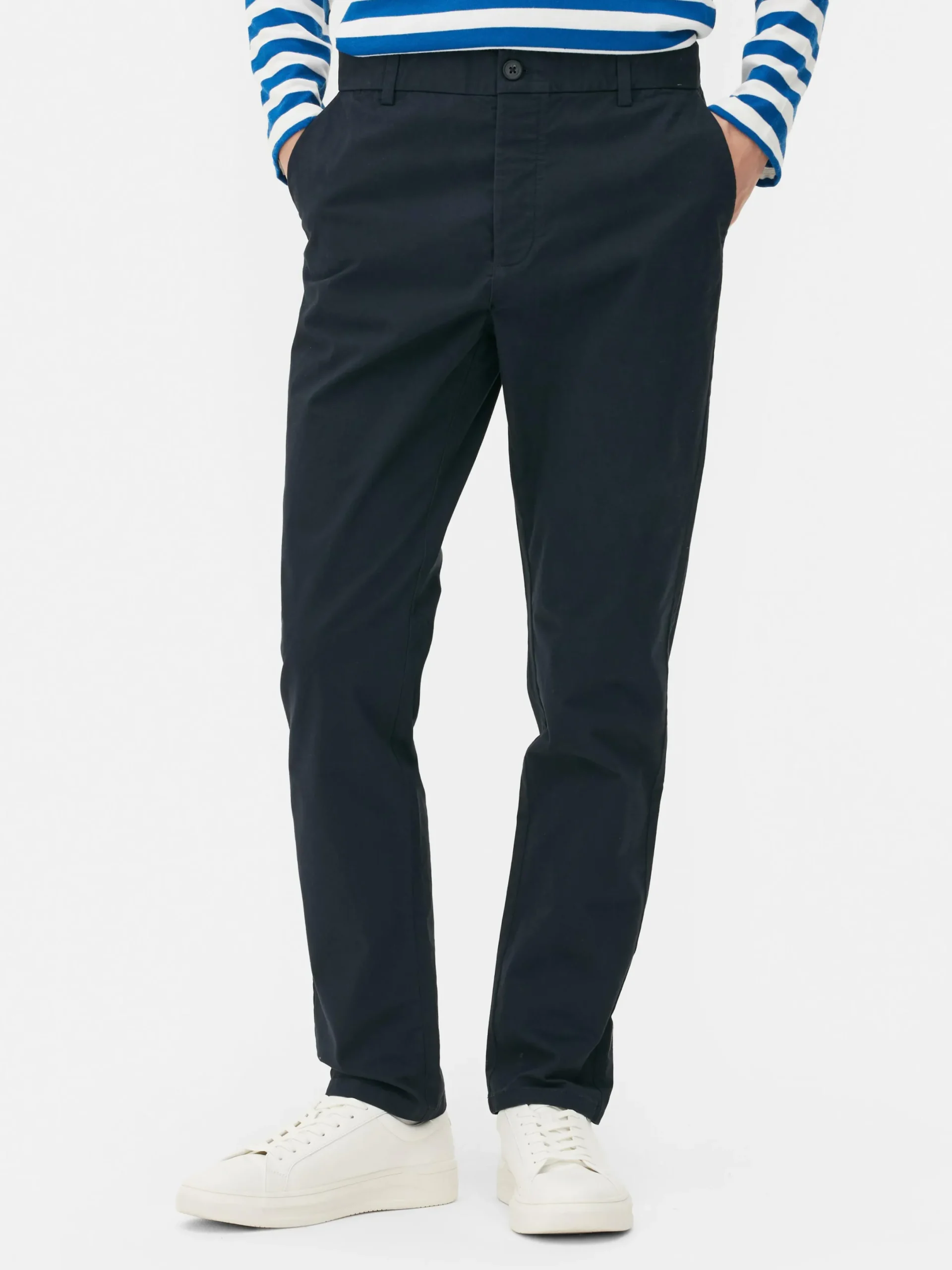 Pantalon Chino Stretch Coupe Slim|Primark Online