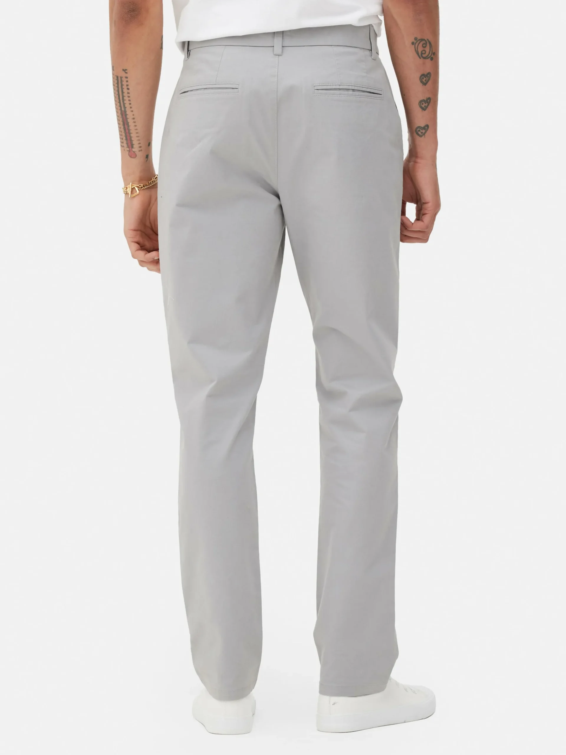 Pantalon Chino Stretch Coupe Slim|Primark Sale
