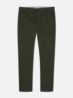 Pantalon Chino Stretch Coupe Slim|Primark Outlet