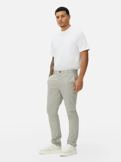 Pantalon Chino Stretch Coupe Slim|Primark Outlet