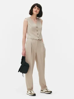 Pantalon Droit Ajusté à Coordonner|Primark Online