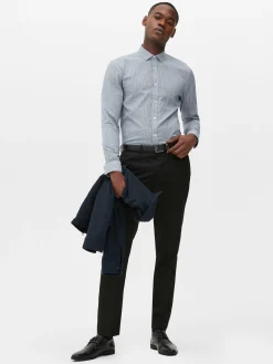 Pantalon Habillé En Sergé|Primark Discount