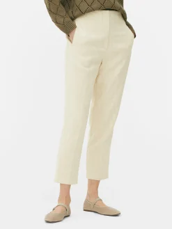 Pantalon Taille Haute Surpiqué|Primark Hot