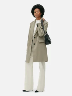 Pardessus à Boutonnage Simple|Primark New