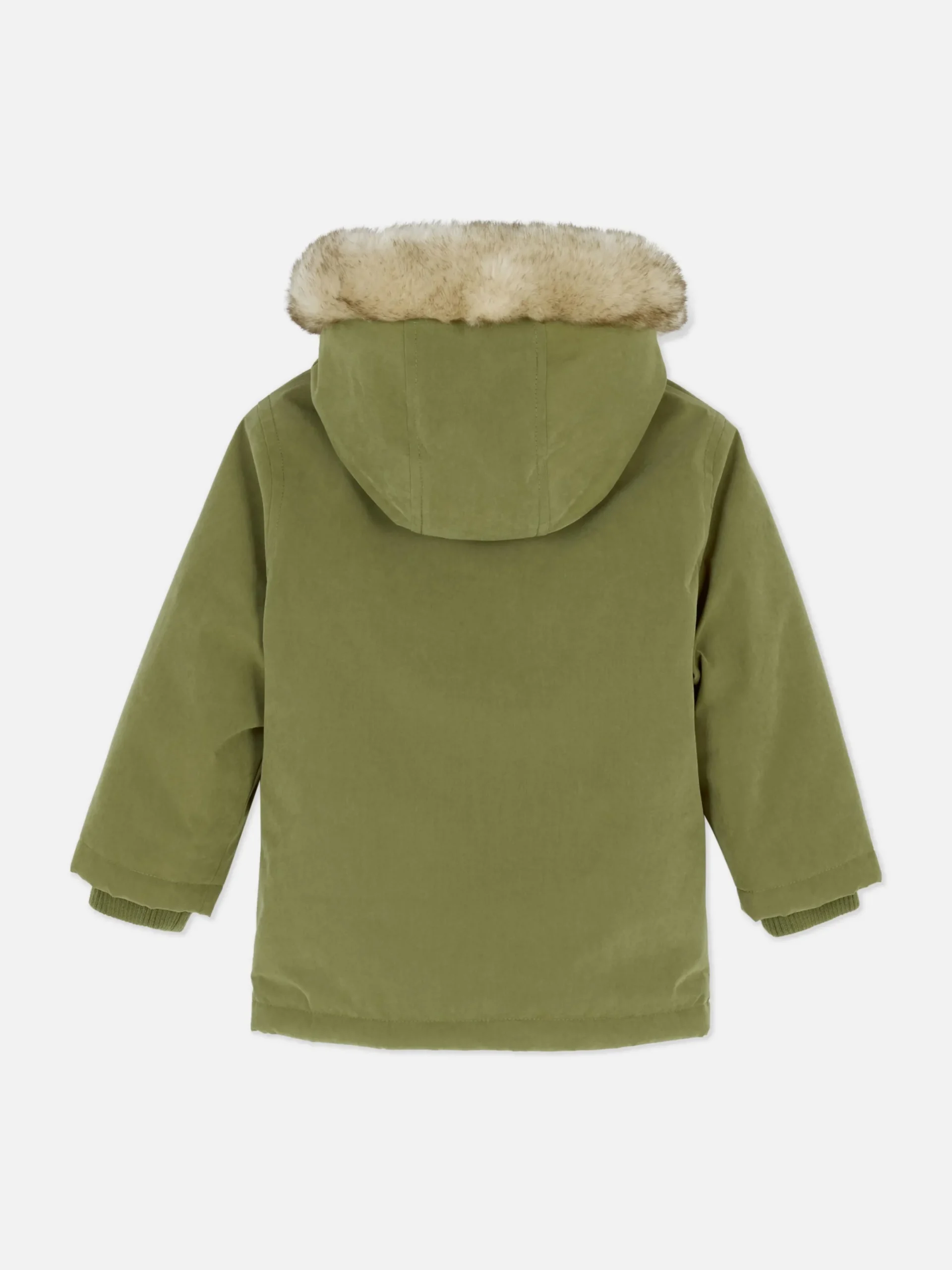 Parka à Capuche En Fausse Fourrure|Primark