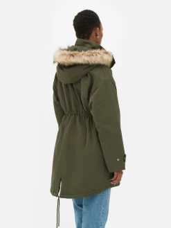 Parka à Capuche En Fausse Fourrure|Primark Online