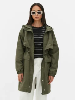 Parka Imperméable à Cordon De Serrage|Primark Best
