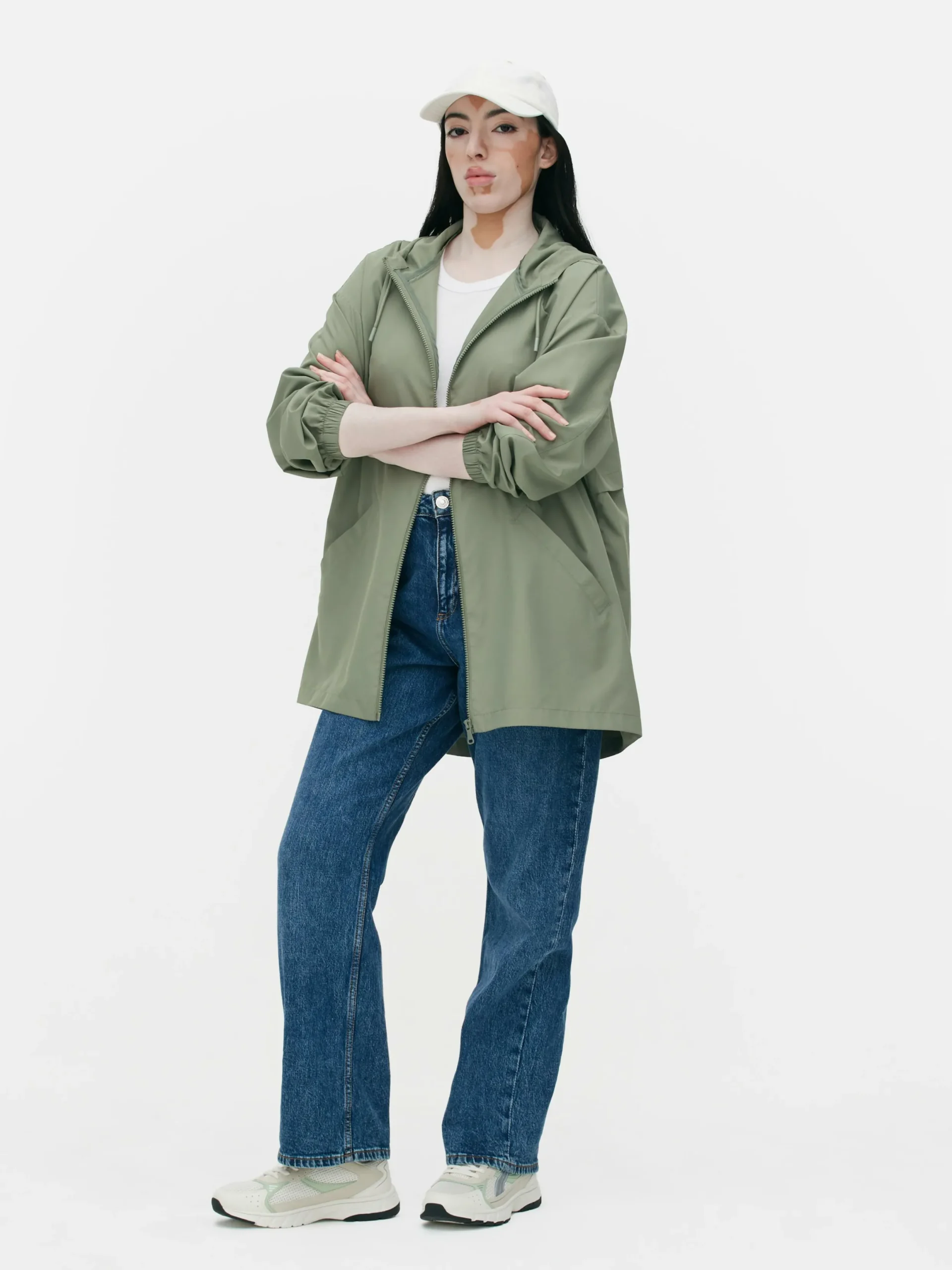 Parka Imperméable Légère à Capuche|Primark New