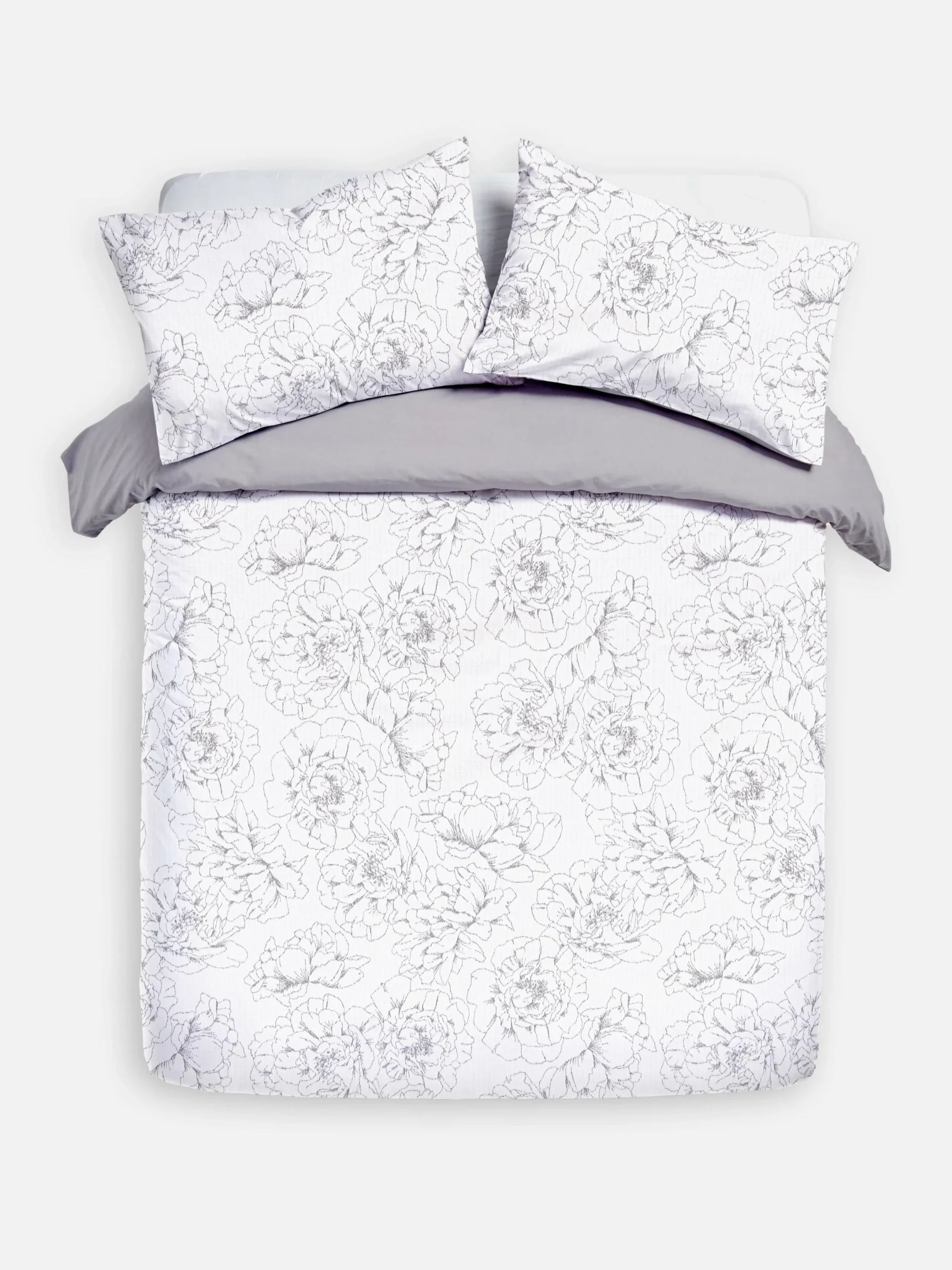 Parure De Lit Double Texturée à Fleurs|Primark Online