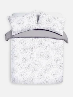 Parure De Lit King Size Texturée à Motif Floral|Primark