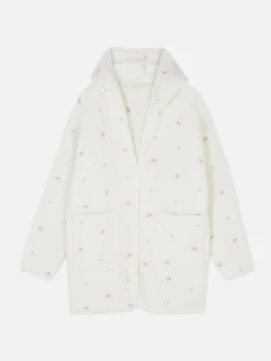 Peignoir De Pyjama Brodé De Roses|Primark Outlet