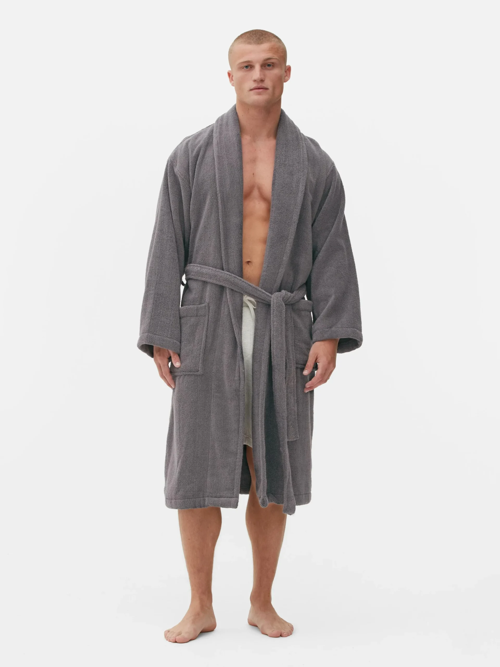 Peignoir De Spa En Tissu-éponge Coton|Primark New