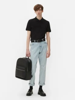 Polo En Piqué à Manches Courtes|Primark New